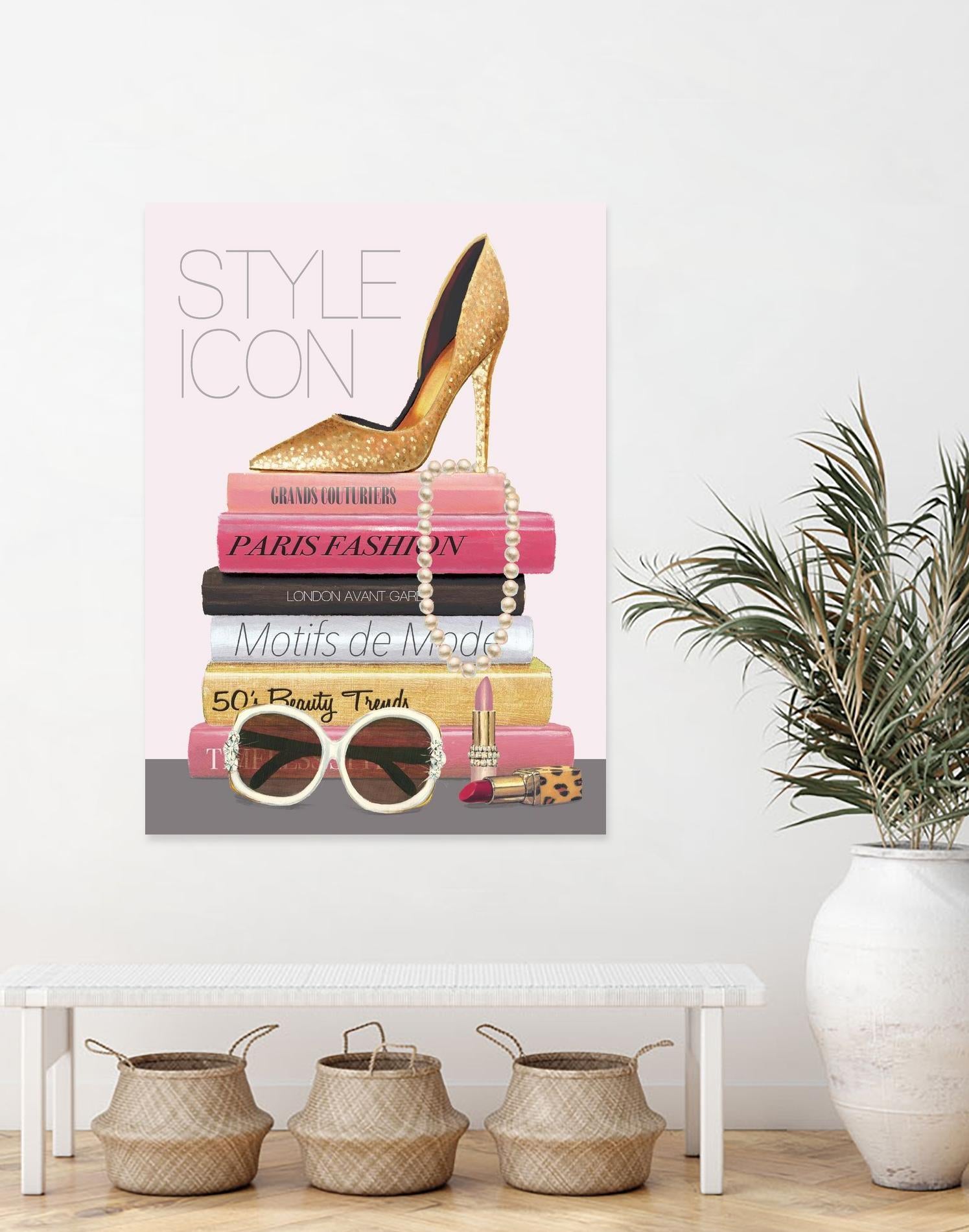 Paris Style II Gold and Black by Marco Fabiano on GIANT ART - grey fashion