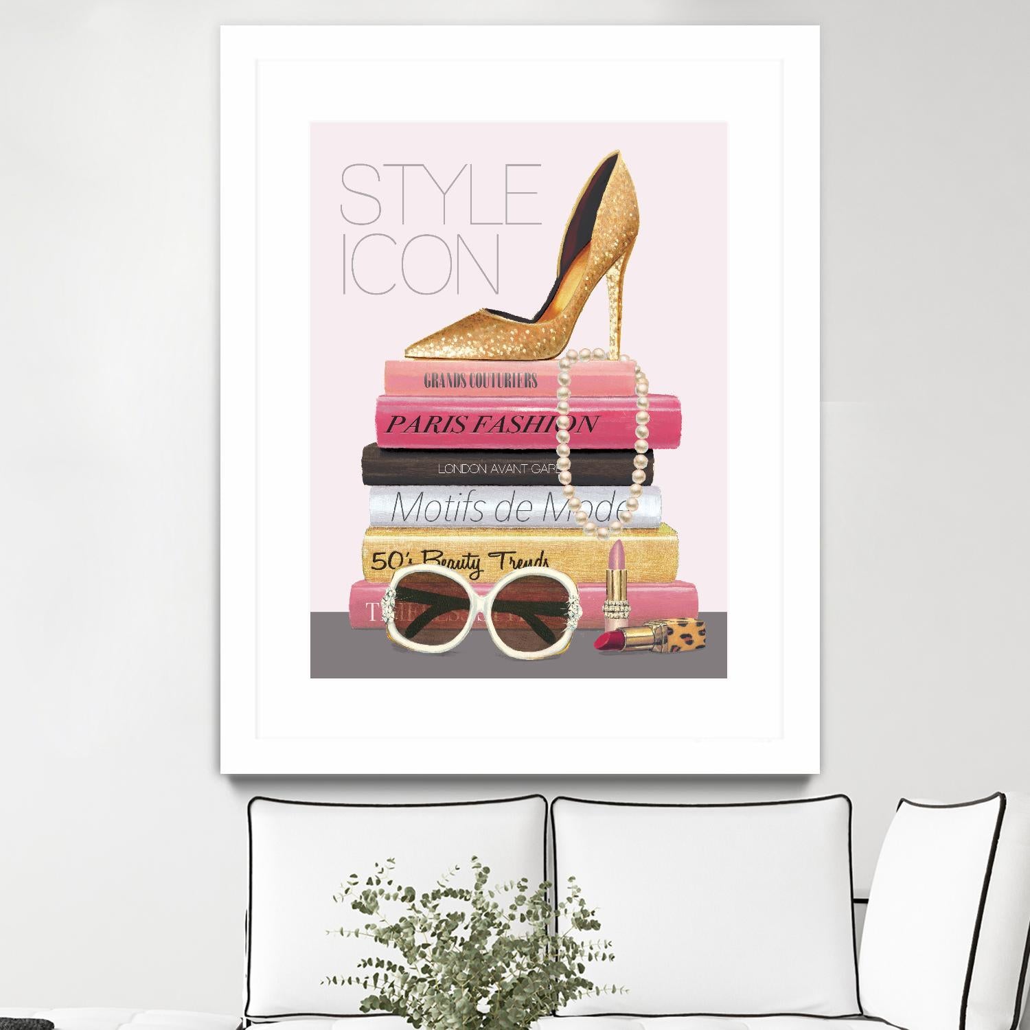 Paris Style II Gold and Black by Marco Fabiano on GIANT ART - grey fashion