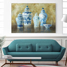 Ginger Jar Still Life 2 by Danhui Nai on GIANT ART - blue pot - dish