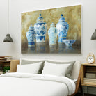 Ginger Jar Still Life 2 by Danhui Nai on GIANT ART - blue pot - dish