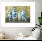 Ginger Jar Still Life 2 by Danhui Nai on GIANT ART - blue pot - dish