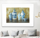 Ginger Jar Still Life 2 by Danhui Nai on GIANT ART - blue pot - dish