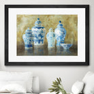 Ginger Jar Still Life 2 by Danhui Nai on GIANT ART - blue pot - dish