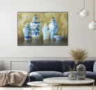 Ginger Jar Still Life 2 by Danhui Nai on GIANT ART - blue pot - dish