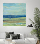 Azure Wave by Albena Hristova on GIANT ART - green sea scene