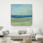 Azure Wave by Albena Hristova on GIANT ART - green sea scene