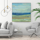 Azure Wave by Albena Hristova on GIANT ART - green sea scene