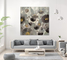 Morning Bloom Greige by Silvia Vassileva on GIANT ART - yellow floral