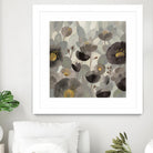 Morning Bloom Greige by Silvia Vassileva on GIANT ART - yellow floral