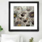 Morning Bloom Greige by Silvia Vassileva on GIANT ART - yellow floral