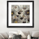 Morning Bloom Greige by Silvia Vassileva on GIANT ART - yellow floral
