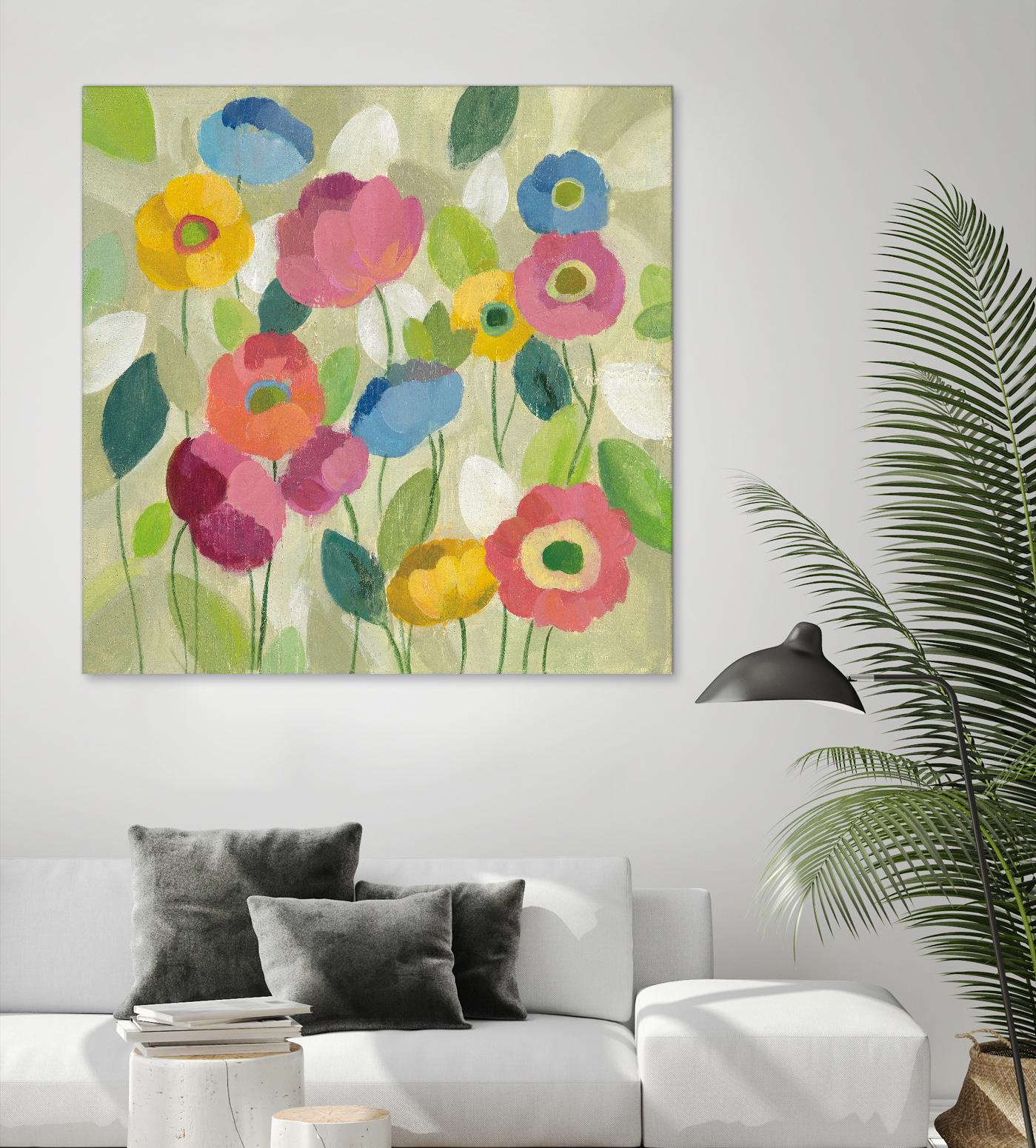 Fairy Tale Flowers I by Silvia Vassileva on GIANT ART - green floral
