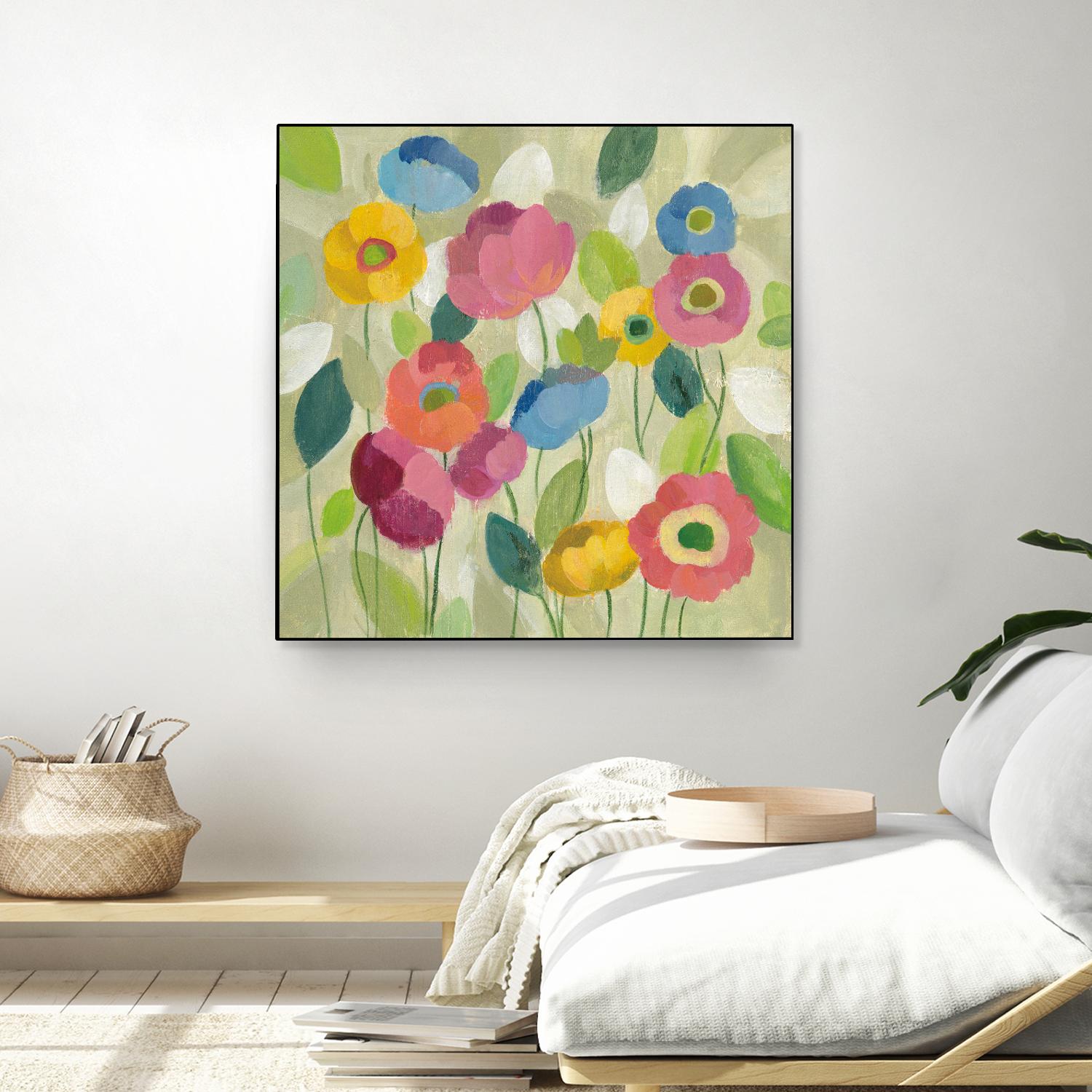 Fairy Tale Flowers I by Silvia Vassileva on GIANT ART - green floral