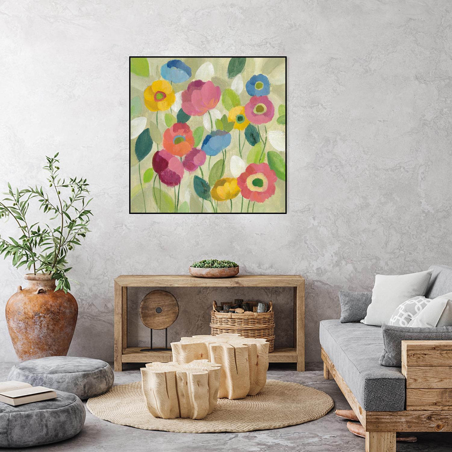 Fairy Tale Flowers I by Silvia Vassileva on GIANT ART - green floral
