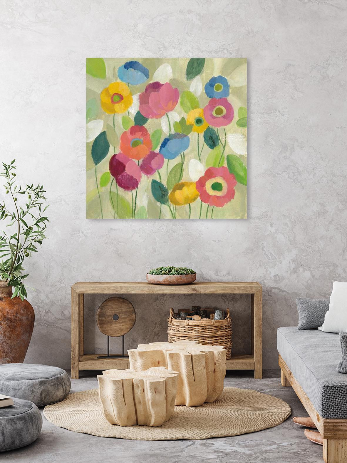 Fairy Tale Flowers I by Silvia Vassileva on GIANT ART - green floral