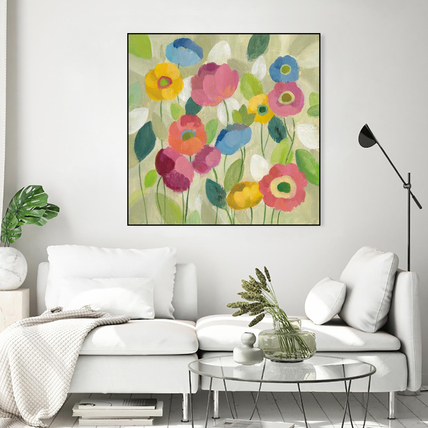 Fairy Tale Flowers I by Silvia Vassileva on GIANT ART - green floral