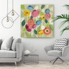 Fairy Tale Flowers I by Silvia Vassileva on GIANT ART - green floral