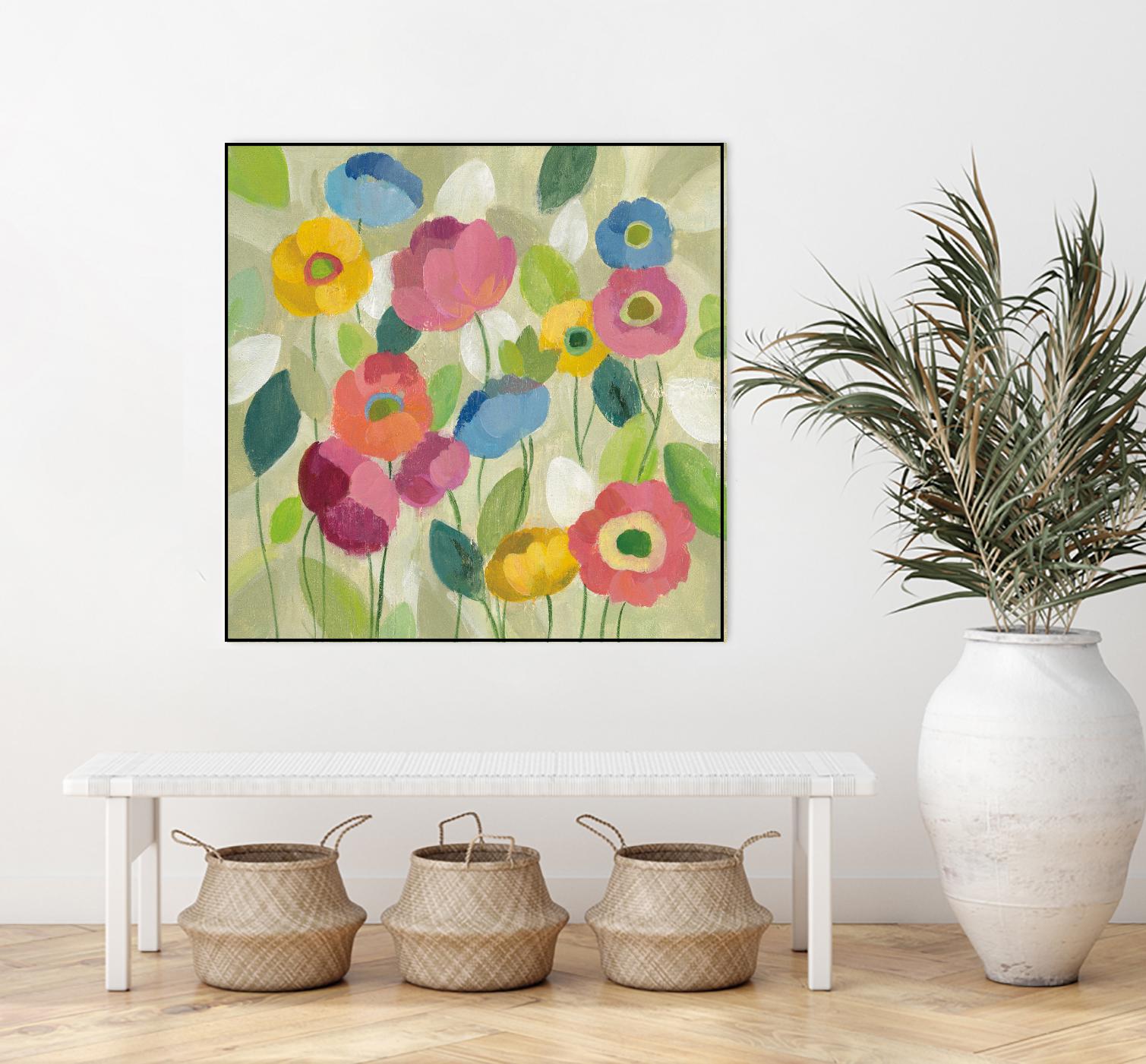 Fairy Tale Flowers I by Silvia Vassileva on GIANT ART - green floral