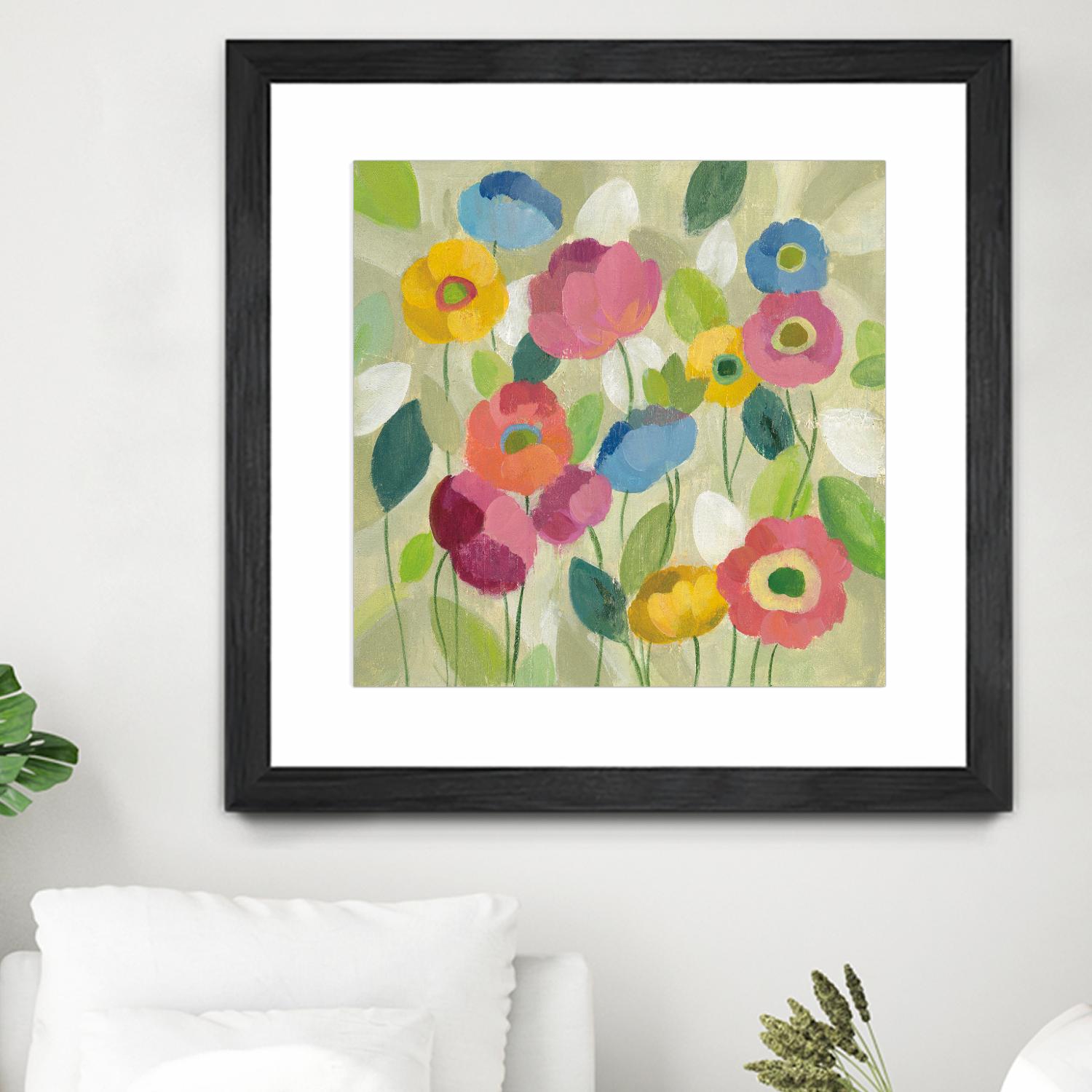 Fairy Tale Flowers I by Silvia Vassileva on GIANT ART - green floral