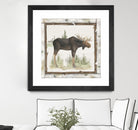 Family Cabin III by Beth Grove on GIANT ART - beige country look