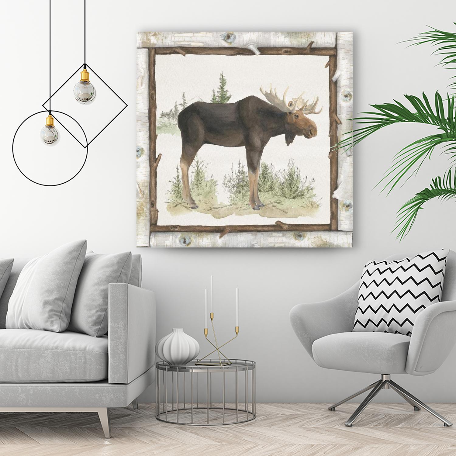 Family Cabin III by Beth Grove on GIANT ART - beige country look