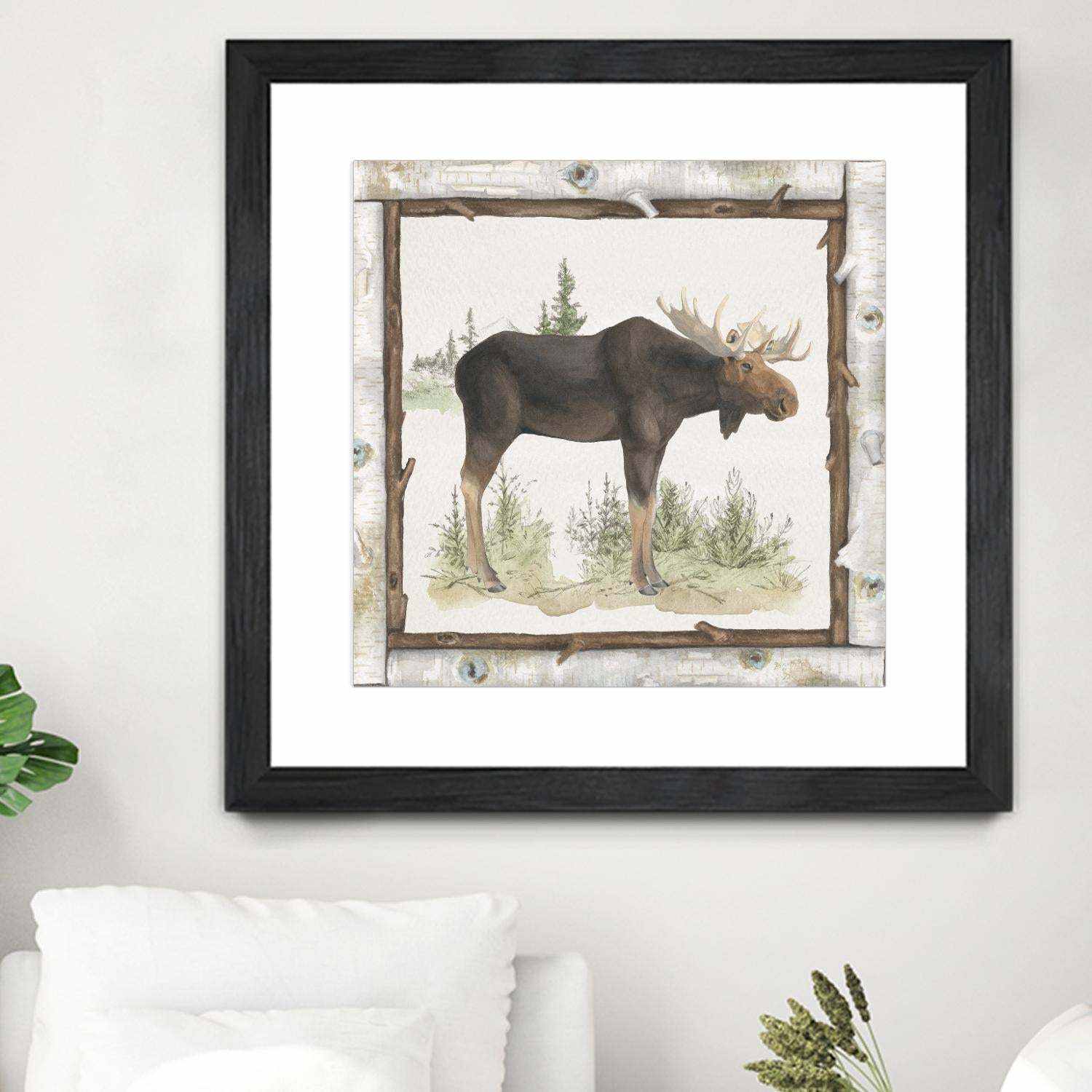 Family Cabin III by Beth Grove on GIANT ART - beige country look