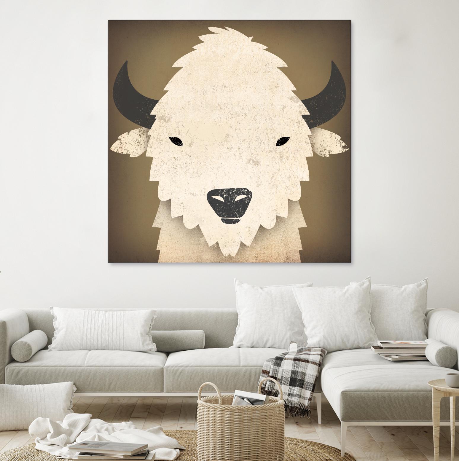 Buffalo I by Ryan Fowler on GIANT ART - brown animals