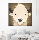 Buffalo I by Ryan Fowler on GIANT ART - brown animals