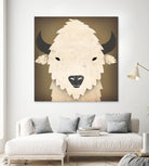 Buffalo I by Ryan Fowler on GIANT ART - brown animals