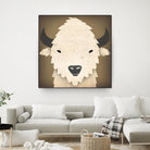 Buffalo I by Ryan Fowler on GIANT ART - brown animals