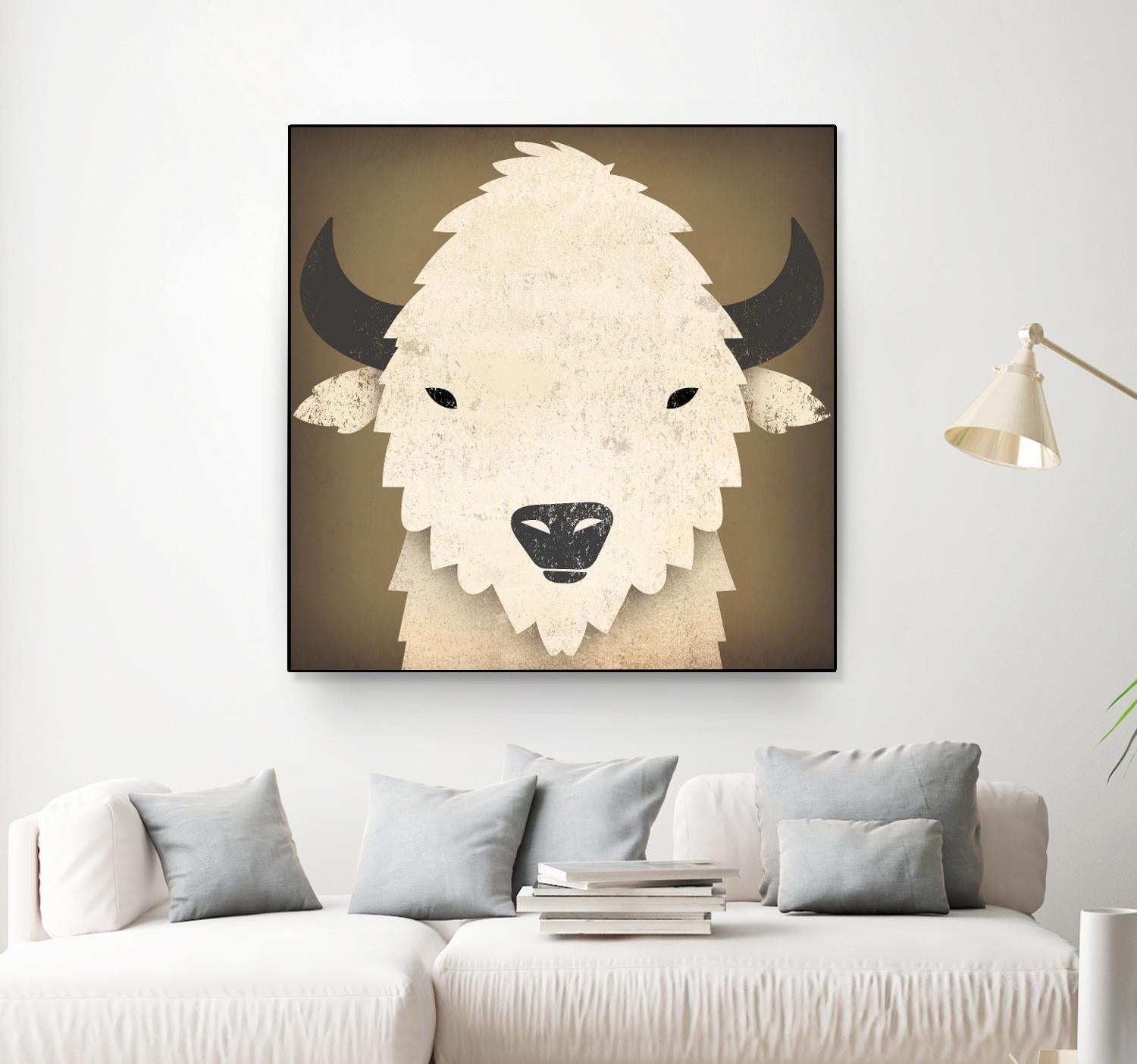 Buffalo I by Ryan Fowler on GIANT ART - brown animals