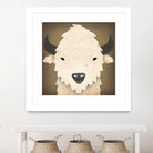 Buffalo I by Ryan Fowler on GIANT ART - brown animals