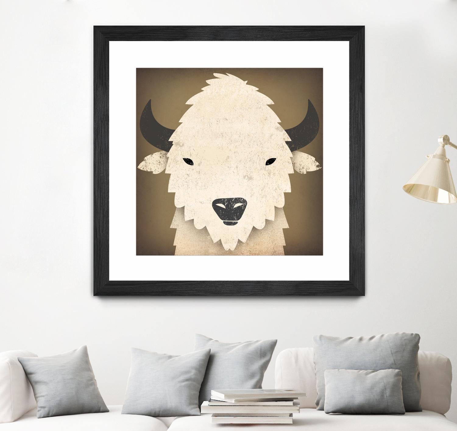 Buffalo I by Ryan Fowler on GIANT ART - brown animals