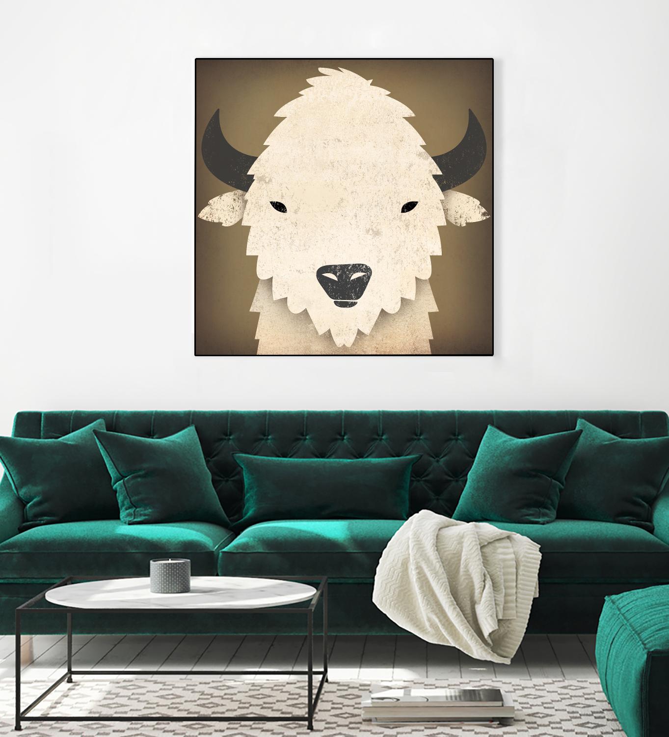 Buffalo I by Ryan Fowler on GIANT ART - brown animals