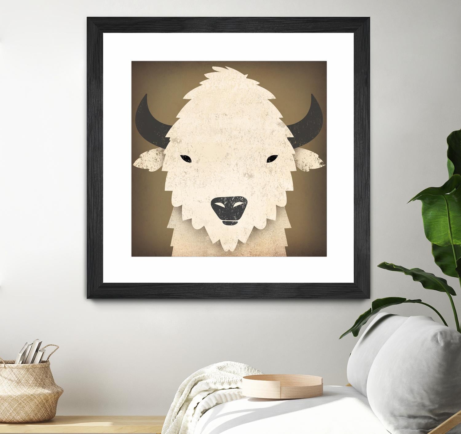 Buffalo I by Ryan Fowler on GIANT ART - brown animals