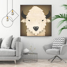 Buffalo I by Ryan Fowler on GIANT ART - brown animals