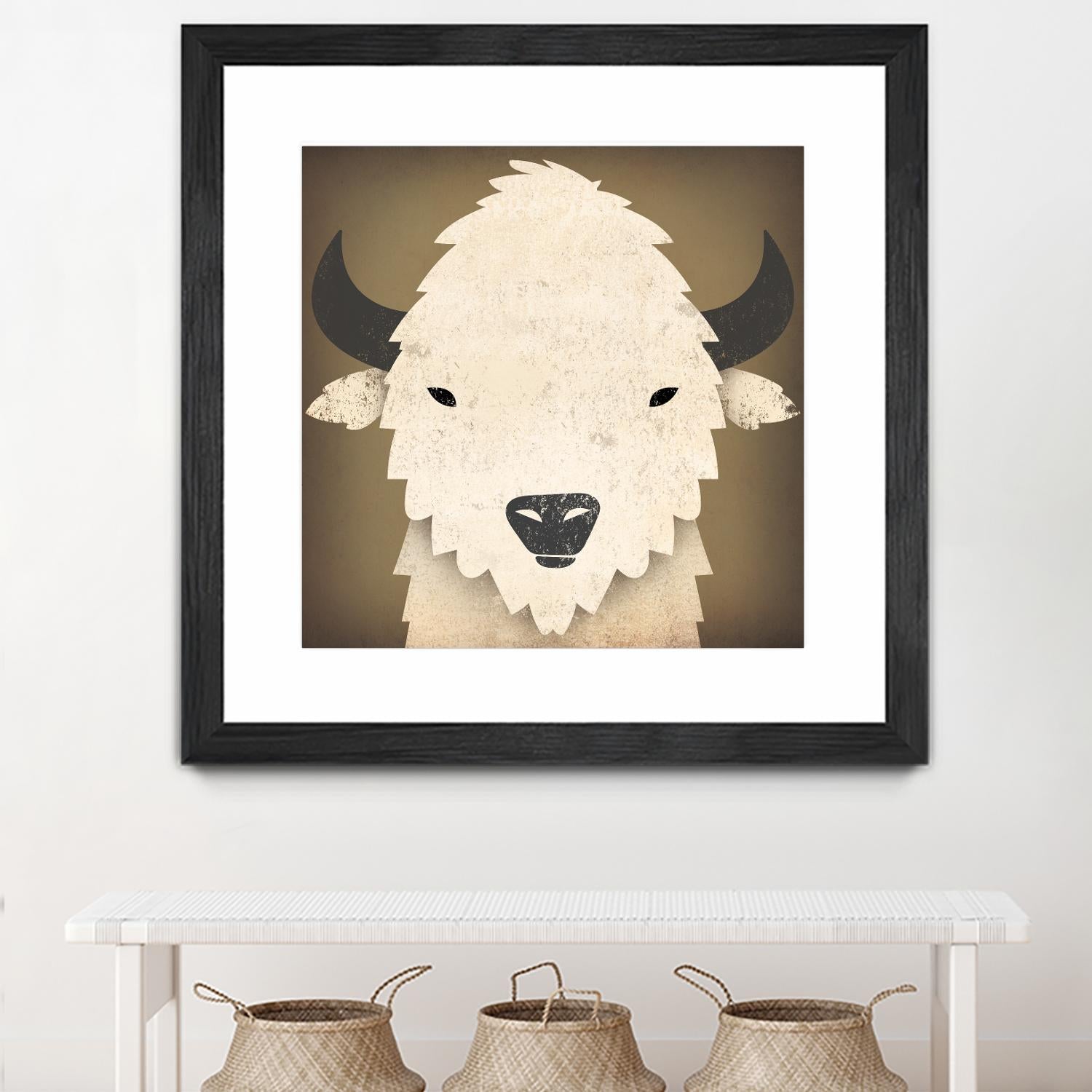 Buffalo I by Ryan Fowler on GIANT ART - brown animals