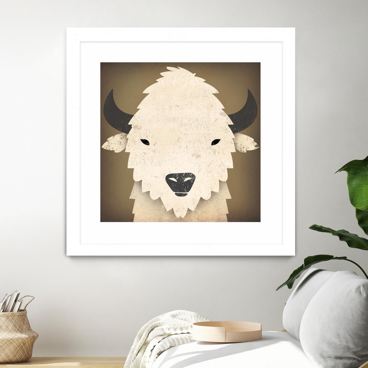 Buffalo I by Ryan Fowler on GIANT ART - brown animals