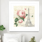 Roses in Paris IV by Katie Pertiet on GIANT ART - beige floral