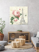 Roses in Paris IV by Katie Pertiet on GIANT ART - beige floral