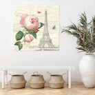 Roses in Paris IV by Katie Pertiet on GIANT ART - beige floral