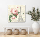 Roses in Paris IV by Katie Pertiet on GIANT ART - beige floral