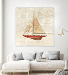 Nautique II by James Wiens on GIANT ART - beige nautical