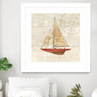 Nautique II by James Wiens on GIANT ART - beige nautical