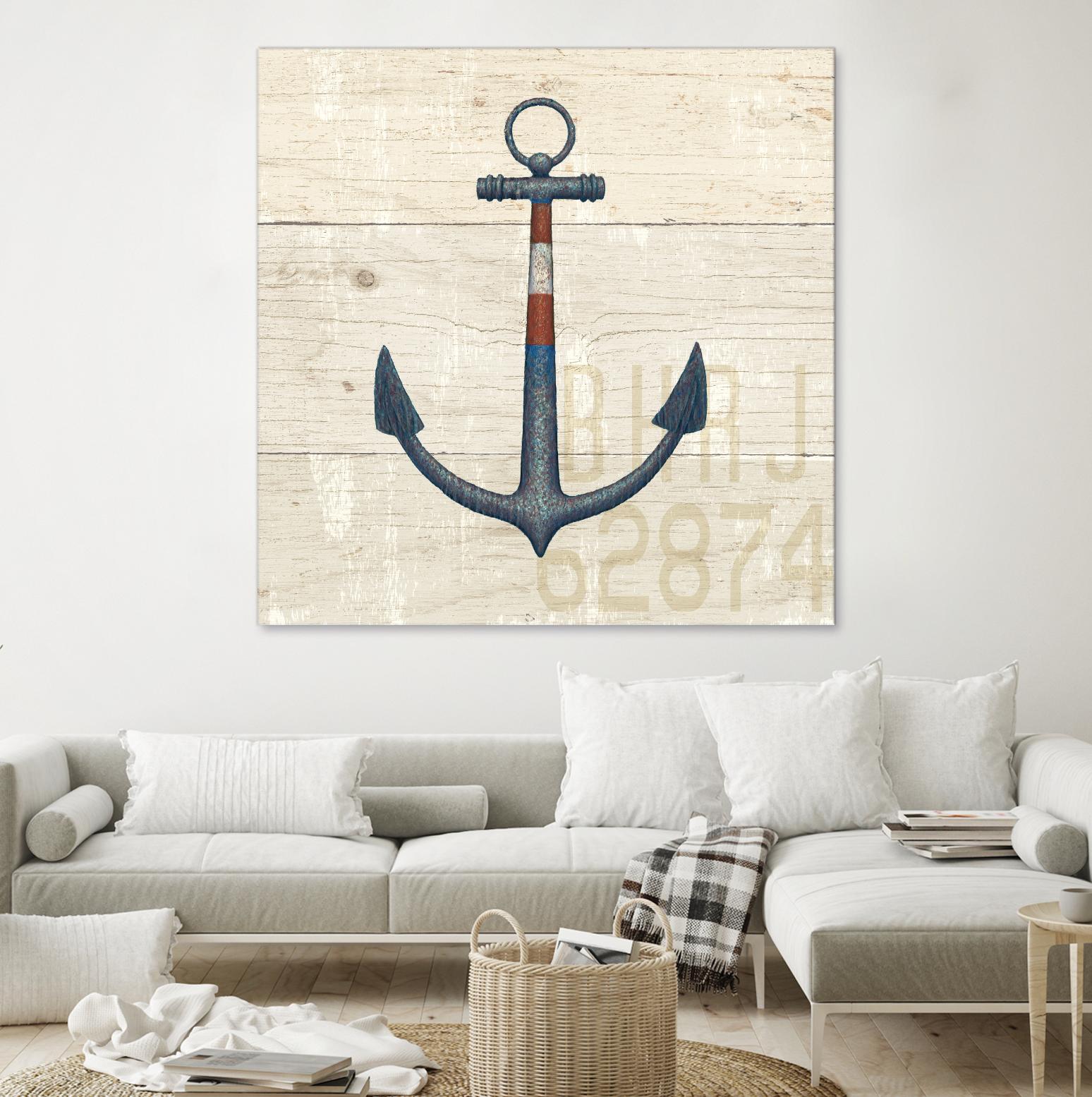 Nautique III by James Wiens on GIANT ART - beige nautical