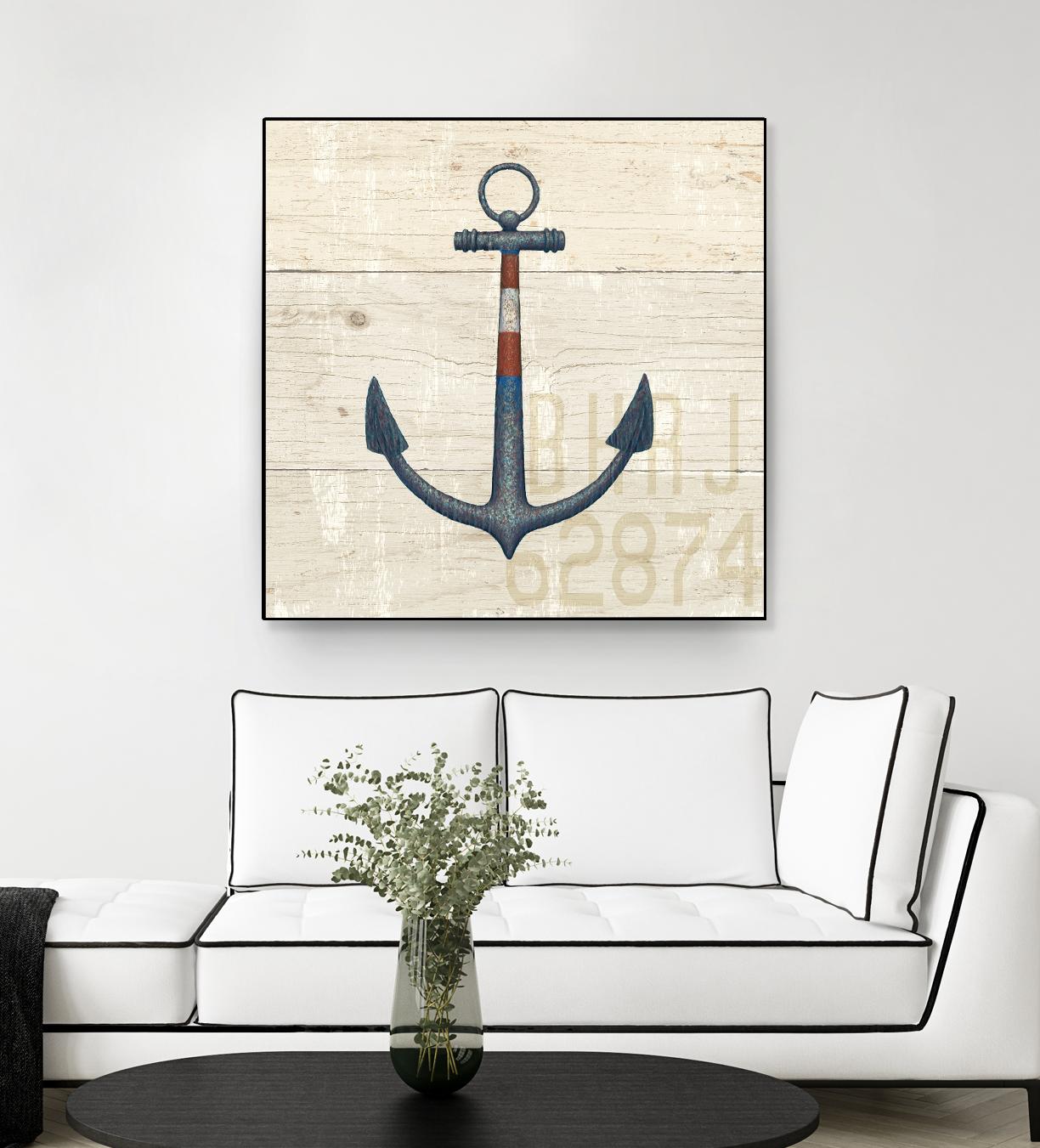 Nautique III by James Wiens on GIANT ART - beige nautical