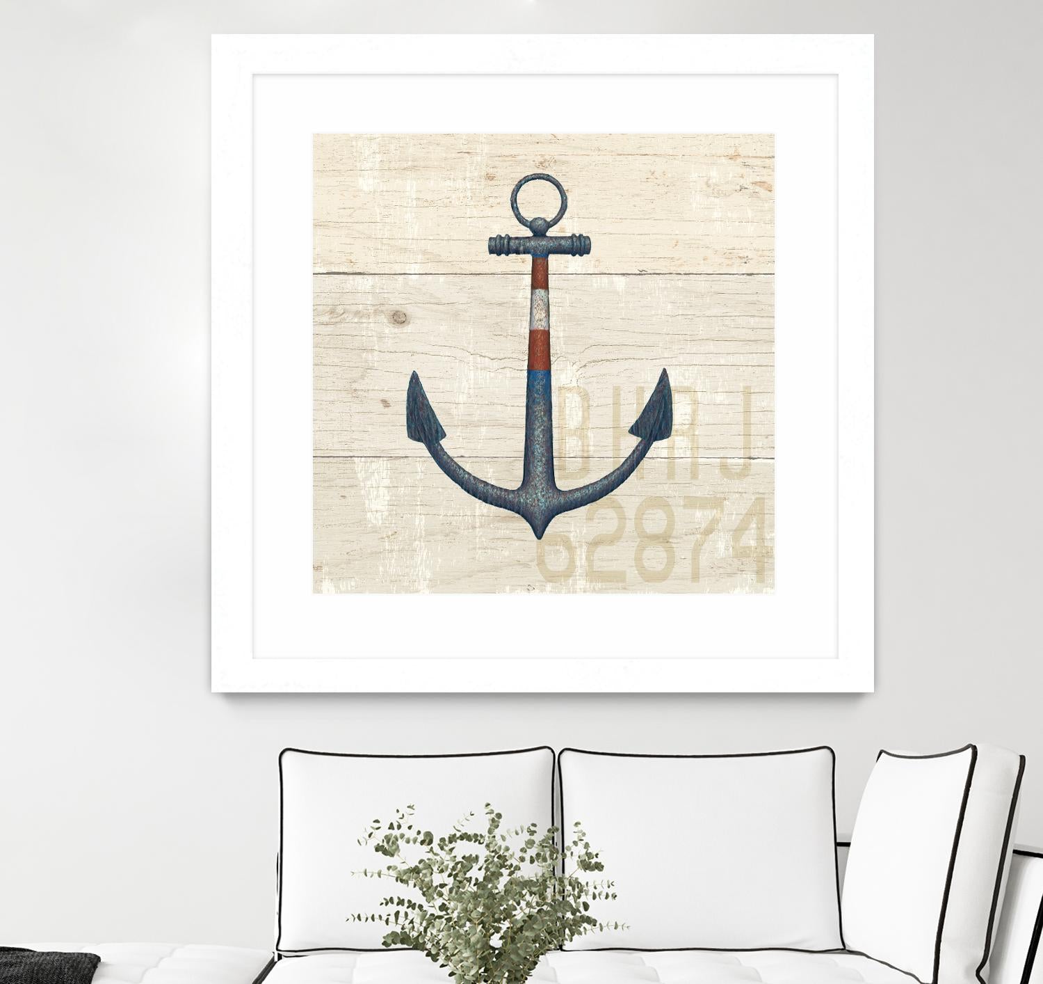 Nautique III by James Wiens on GIANT ART - beige nautical