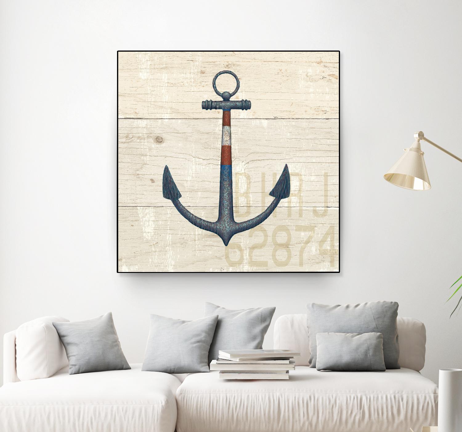 Nautique III by James Wiens on GIANT ART - beige nautical