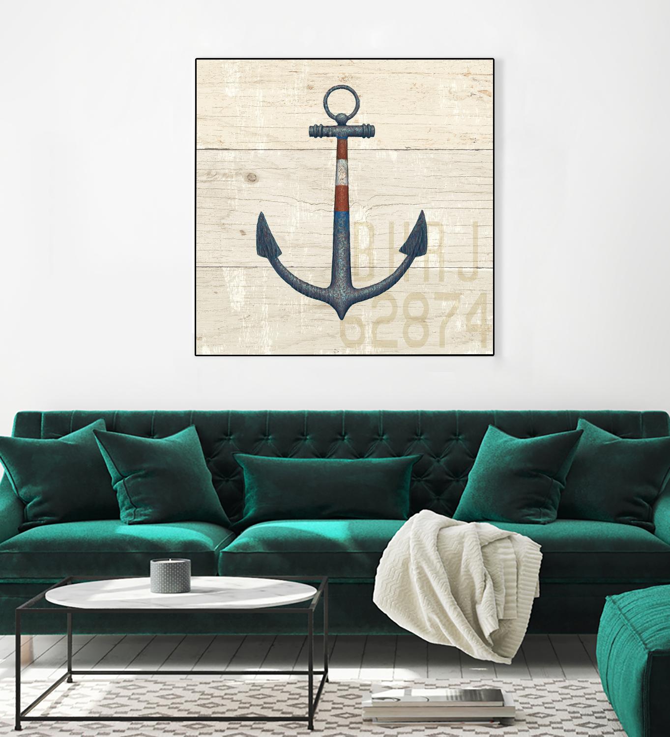 Nautique III by James Wiens on GIANT ART - beige nautical