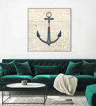 Nautique III by James Wiens on GIANT ART - beige nautical